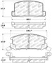 StopTech For Performance 1/90-95/00-05 Toyota MR2/Spyder Rear Brake Pads