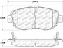 StopTech Performance for 00-05 Lexus IS 250/300/350 / 02-09 SC 300/400/430