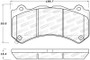StopTech Performance for 09-15 Cadillac CTS Front Brake Pads