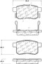 StopTech Sport Performance for 11-17 Honda Accord Rear Brake Pads
