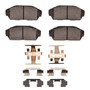 DFC HybriDynamic Brake Pads Hrdwr Kit 4000-0409-01