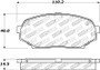 StopTech 308.05250 Street Brake Pads; Front with Shims and Hardware