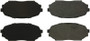 StopTech 308.05250 Street Brake Pads; Front with Shims and Hardware