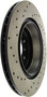 StopTech Sport Cross Drilled Brake Rotor; Rear Left 128.34080L