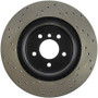 StopTech Sport Cross Drilled Brake Rotor; Rear Left 128.34080L