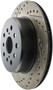 StopTech Sport Drilled & Slotted Brake Rotor; Rear Right 127.44105R
