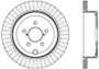StopTech Sport Slotted Brake Rotor; Rear Left 126.47031SL
