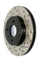 StopTech Sport Drilled & Slotted Brake Rotor; Rear Right 127.47023R