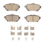 DFC HybriDynamic Brake Pads Hrdwr Kit 4000-2305-01