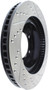 StopTech Sport Drilled & Slotted Brake Rotor; Front Right 127.44129R