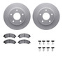 DFC GEOSPEC Coated Rotor- HD Brake Pad - Hardware 4212-48002