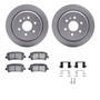 DFC GEOSPEC Coated Rotor- HD Brake Pad - Hardware 4412-48035