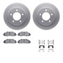 DFC GEOSPEC Coated Rotor- HD Brake Pad - Hardware 4212-99127