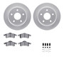 DFC GEOSPEC Coated Rotor- HD Brake Pad - Hardware 4412-42025