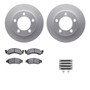 DFC GEOSPEC Coated Rotor- HD Brake Pad - Hardware 4412-54005