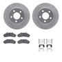 DFC GEOSPEC Coated Rotor- HD Brake Pad - Hardware 4412-54015