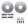 DFC GEOSPEC Coated Rotor- HD Brake Pad - Hardware 4212-99155