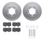 DFC GEOSPEC Coated Rotor- HD Brake Pad - Hardware 4412-76011
