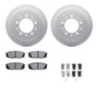 DFC GEOSPEC Coated Rotor- HD Brake Pad - Hardware 4412-76014