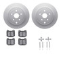 DFC GEOSPEC Coated Rotors with 5000 Brake Pads - Ceramic and Hardware 4512-13065
