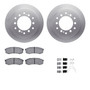 DFC GEOSPEC Coated Rotor- HD Brake Pad - Hardware 4412-76017