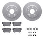 DFC GEOSPEC Coated Rotors with 5000 Brake Pads - Ceramic and Hardware 4512-59136