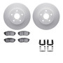 DFC Geospec Rotors with EURO 5000 Ceramic Brake Pads includes Hardware 4612-13020