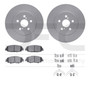 DFC GEOSPEC Coated Rotors with 5000 Brake Pads - Ceramic and Hardware 4512-76195