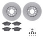 DFC Geospec Rotors with EURO 5000 Ceramic Brake Pads includes Hardware 4612-65007