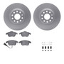 DFC Geospec Rotors with EURO 5000 Ceramic Brake Pads includes Hardware 4612-74036