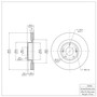 Disc Brake Rotor 600-03034