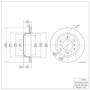 Disc Brake Rotor 600-72058