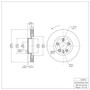 Disc Brake Rotor 600-74057D