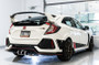 AWE Tuning 2017+ Honda Civic Type R Touring Edition Exhaust w/Front & Mid Pipes - Chrome Silver Tips