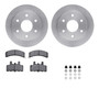 DFC Brake Rotor- HD Brake Pad - Hardware 6212-48117
