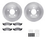 DFC Brake Rotor- HD Brake Pad - Hardware 6212-42162