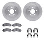 DFC Brake Rotor- HD Brake Pad - Hardware 6212-99480