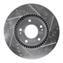 DFC Brake Rotor - Drilled and Slotted - Silver 631-03016L