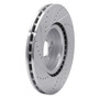 DFC Brake Rotor - Drilled and Slotted - Silver 631-13014R