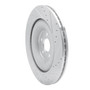 DFC Brake Rotor - Drilled and Slotted - Silver 631-20027L