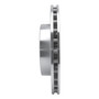 DFC Brake Rotor - Drilled and Slotted - Silver 631-20017L