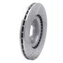 DFC Brake Rotor - Drilled and Slotted - Silver 631-16012R