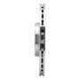 DFC Brake Rotor - Drilled and Slotted - Silver 631-16013L