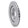 DFC Brake Rotor - Drilled and Slotted - Silver 631-16013L