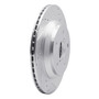 DFC Brake Rotor - Drilled and Slotted - Silver 631-13046R