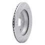 DFC Brake Rotor - Drilled and Slotted - Silver 631-13046R