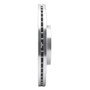 DFC Brake Rotor - Drilled and Slotted - Silver 631-21031R