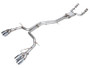 AWE Tuning AWE Track Edition Exhaust for Audi C8 S6/S7 - Chrome Silver Tips