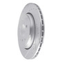 DFC Brake Rotor - Drilled and Slotted - Silver 631-31053L