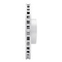 DFC Brake Rotor - Drilled and Slotted - Silver 631-26009R